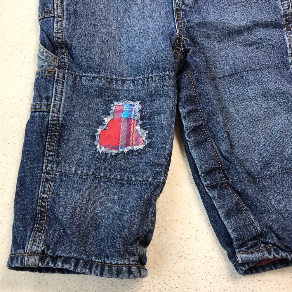 Oshkosh Baby Boy Denim Overall Size 18 Months - Picture 3 of 7